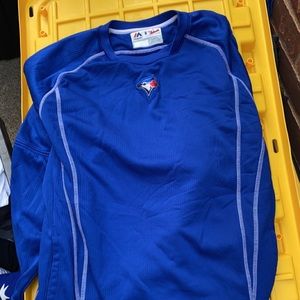Toronto blue jays pull over size L